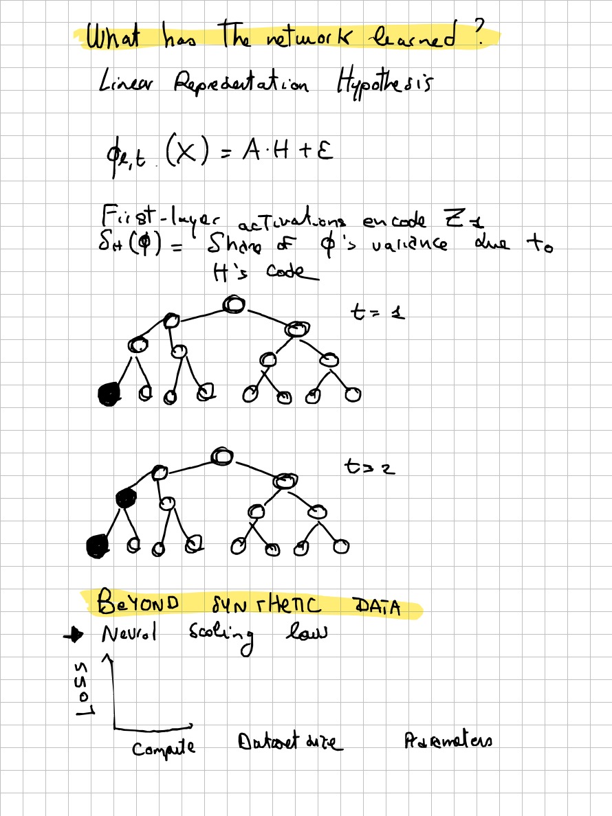 Page 6 of 7 of Lucia Domenichelli's handwritten notes from Francesco Cagnetta's lecture.