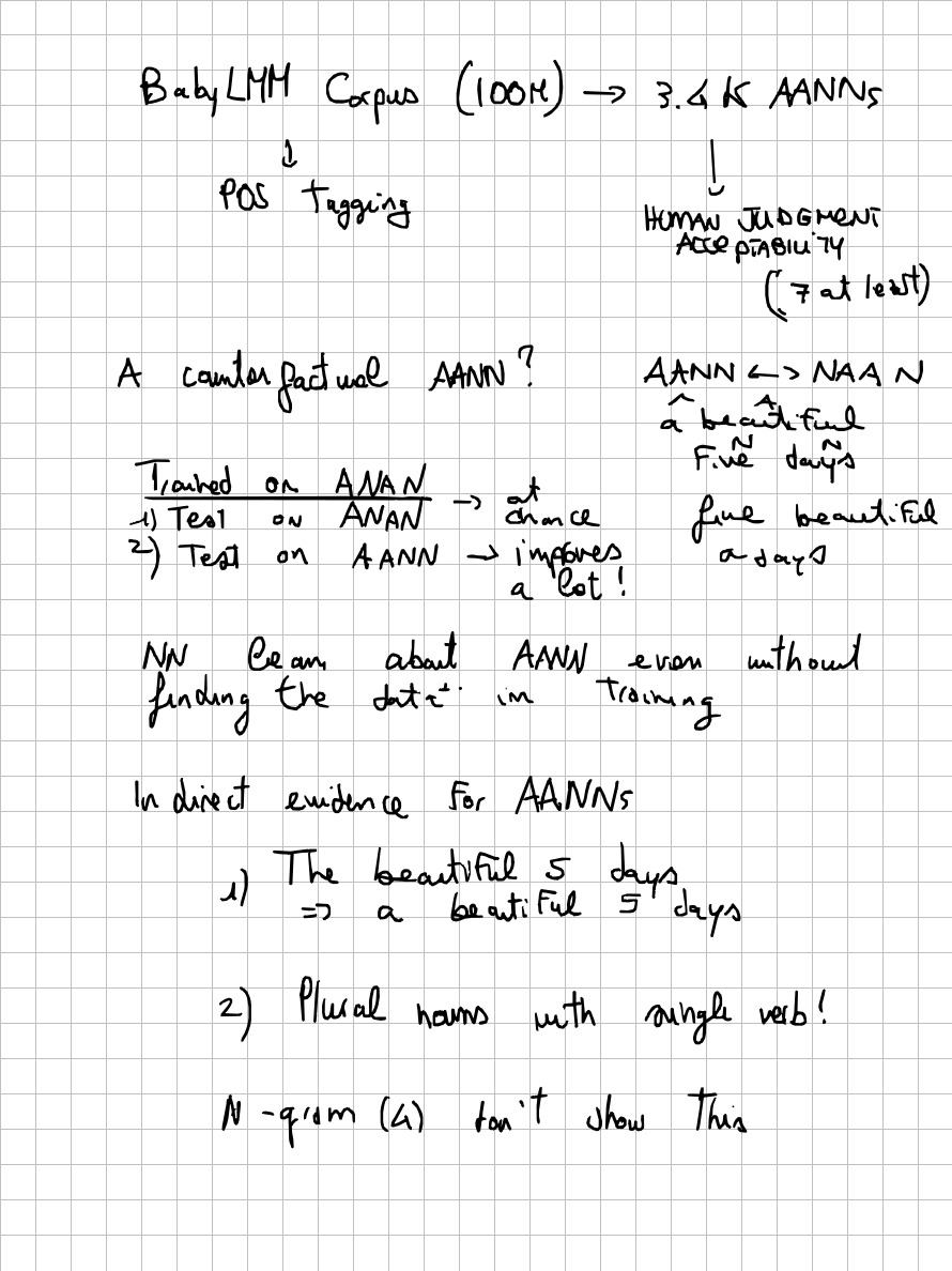 Page 3 of 5 of Lucia Domenichelli's handwritten notes from Kanishka Misra's lecture.