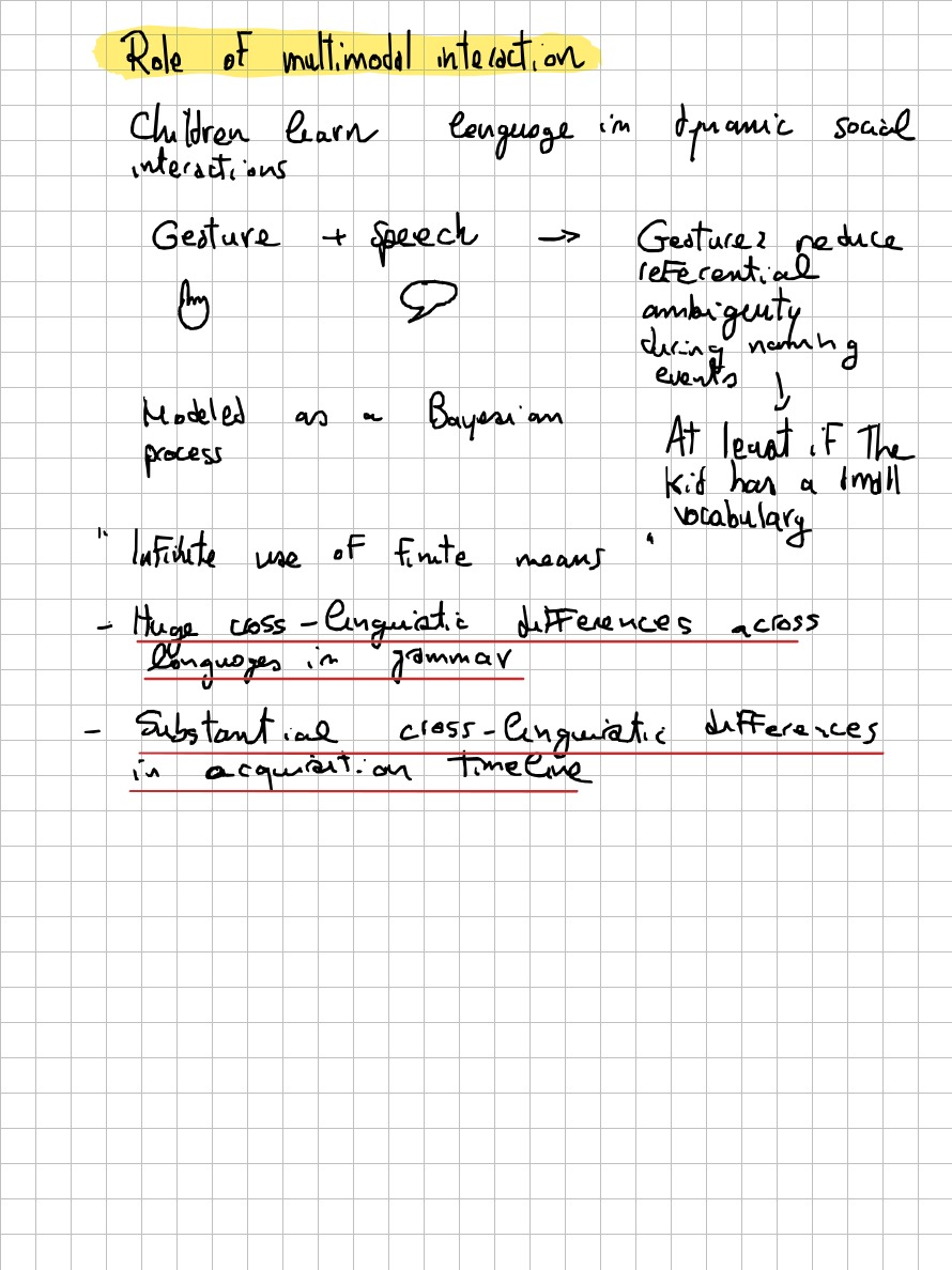 Page 6 of 12 of Lucia Domenichelli's handwritten notes from Caroline Rowland's lectures.
