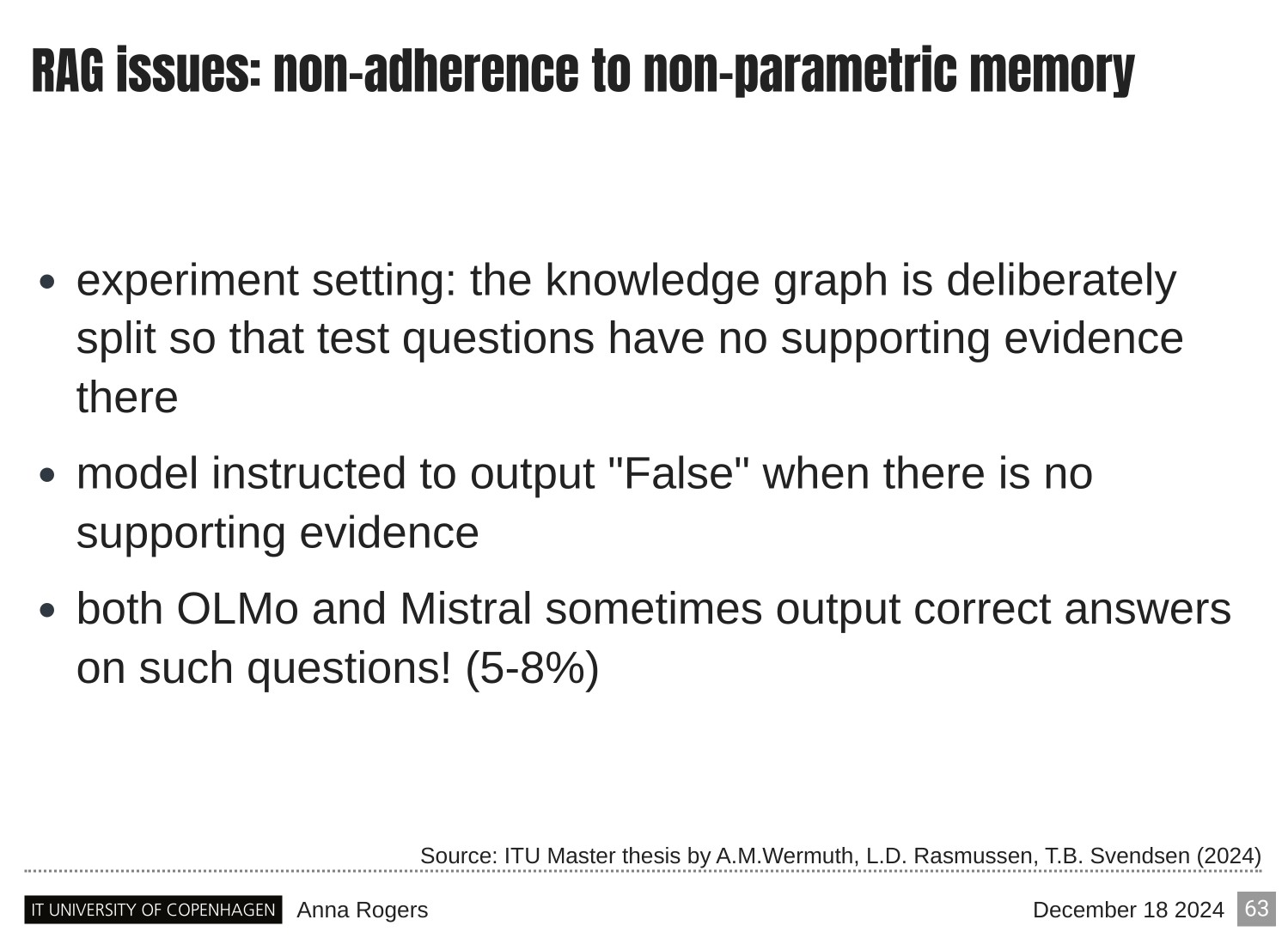 Page 63 of 121 from Large Language Models and Factuality, included in Lucia Domenichelli's HPLT × NLPL Winter School notes.