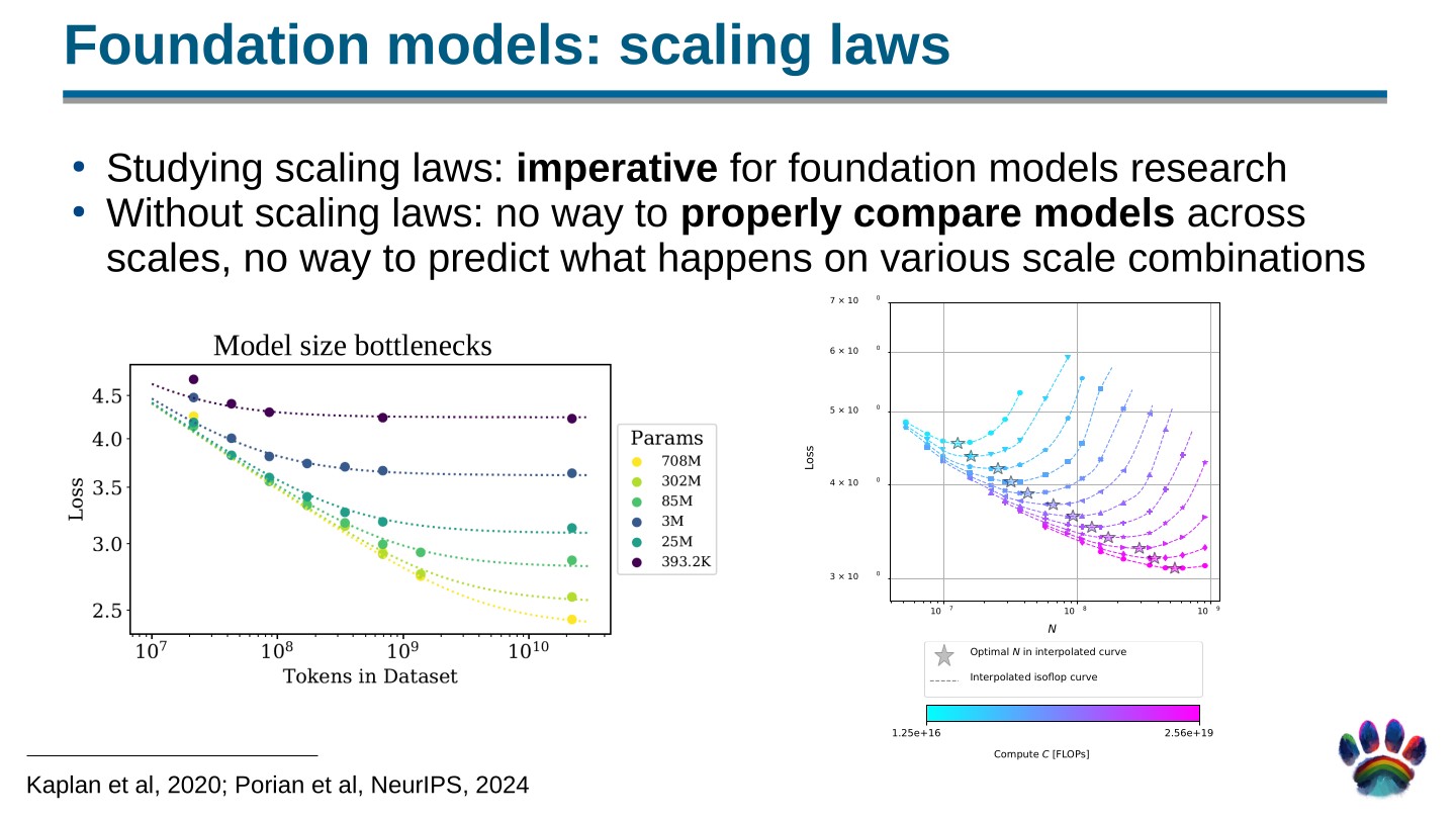 Page 55 of 100 from Open Foundation Models: Scaling Laws & Generalization, included in Lucia Domenichelli's HPLT × NLPL Winter School notes.