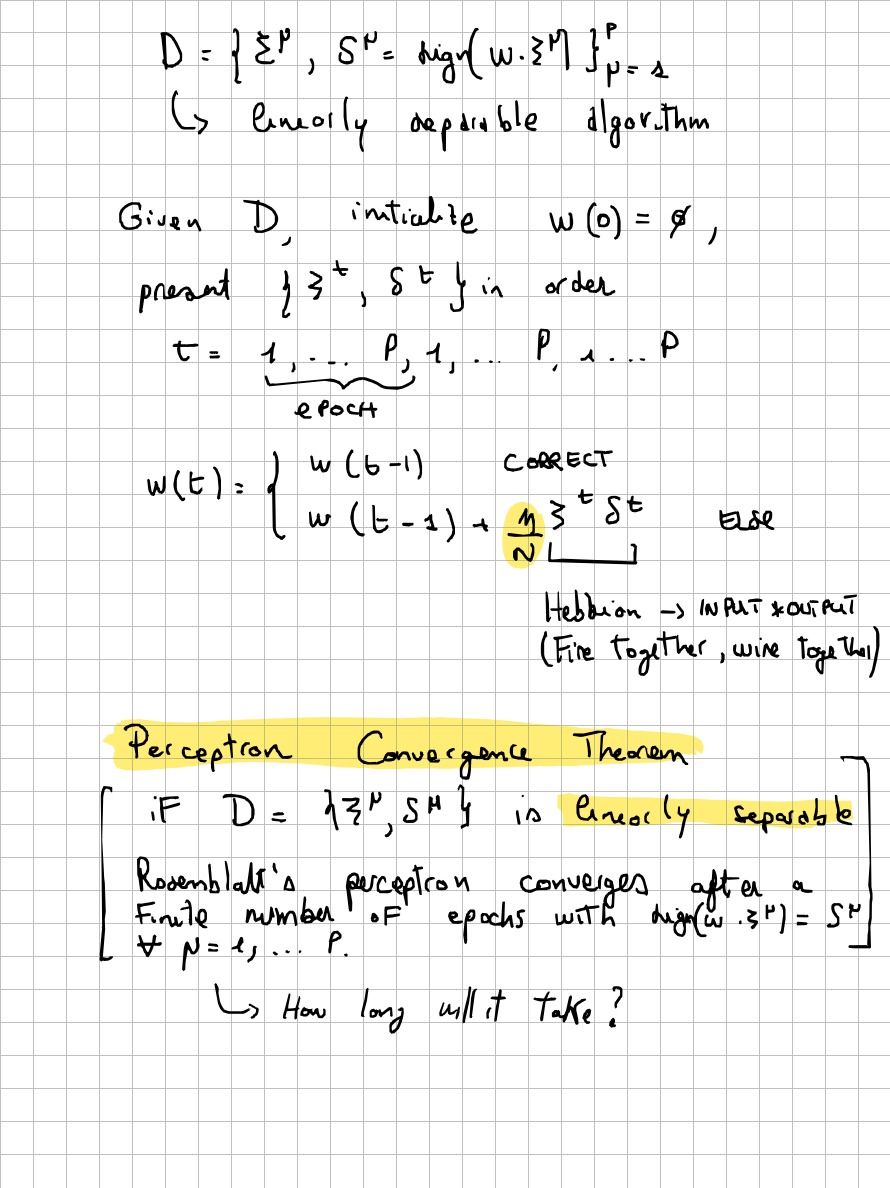 Page 4 of 32 of Lucia Domenichelli's handwritten notes from Michael Biehl's lectures.