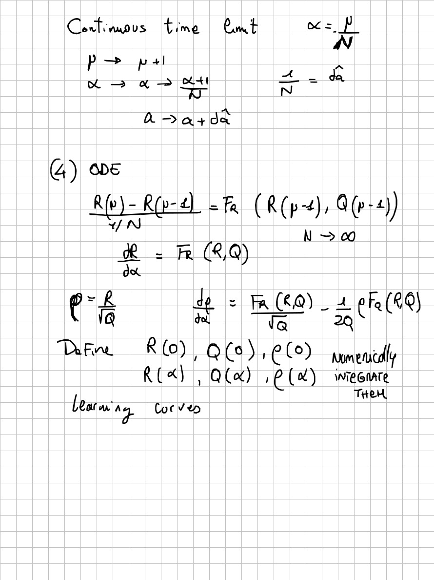 Page 13 of 32 of Lucia Domenichelli's handwritten notes from Michael Biehl's lectures.