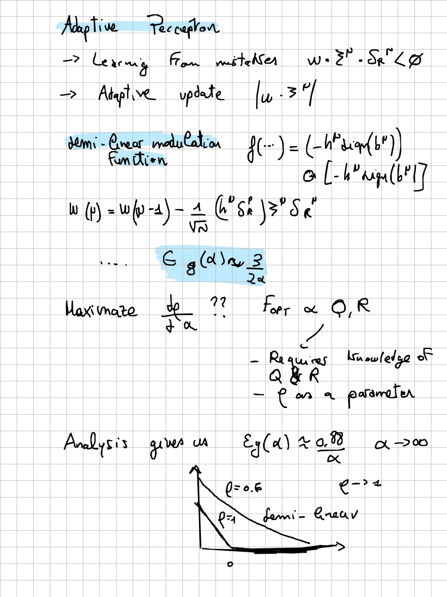 Page 15 of 32 of Lucia Domenichelli's handwritten notes from Michael Biehl's lectures.