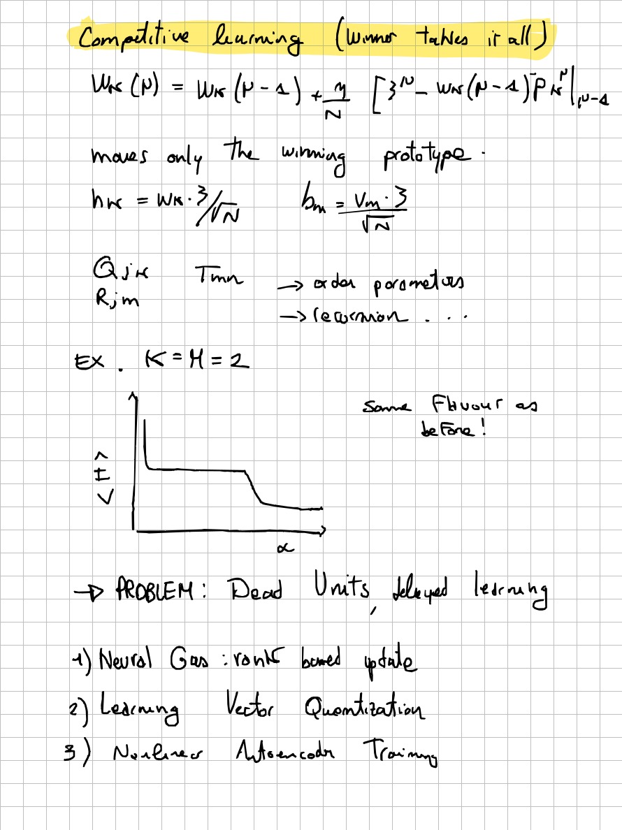 Page 32 of 32 of Lucia Domenichelli's handwritten notes from Michael Biehl's lectures.