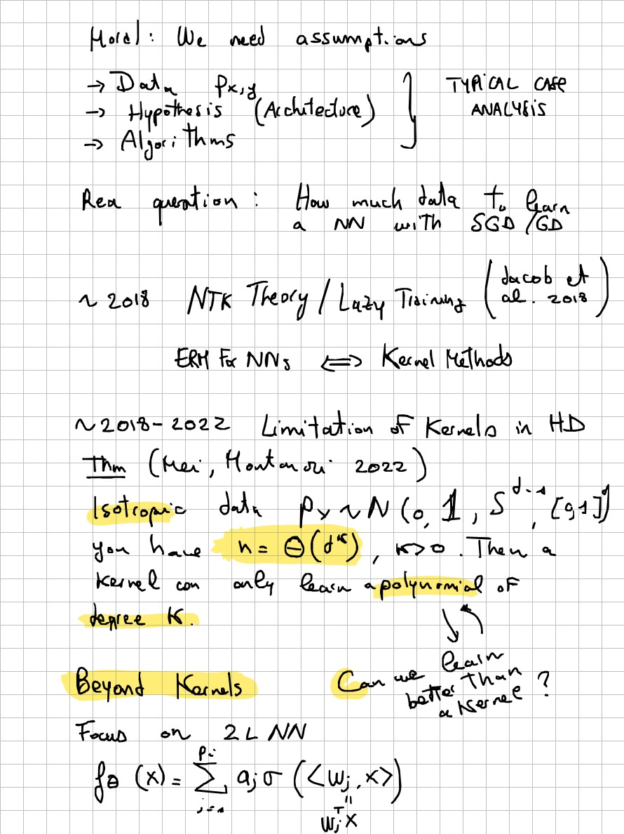Page 3 of 7 of Lucia Domenichelli's handwritten notes from Bruno Loureiro's lecture.