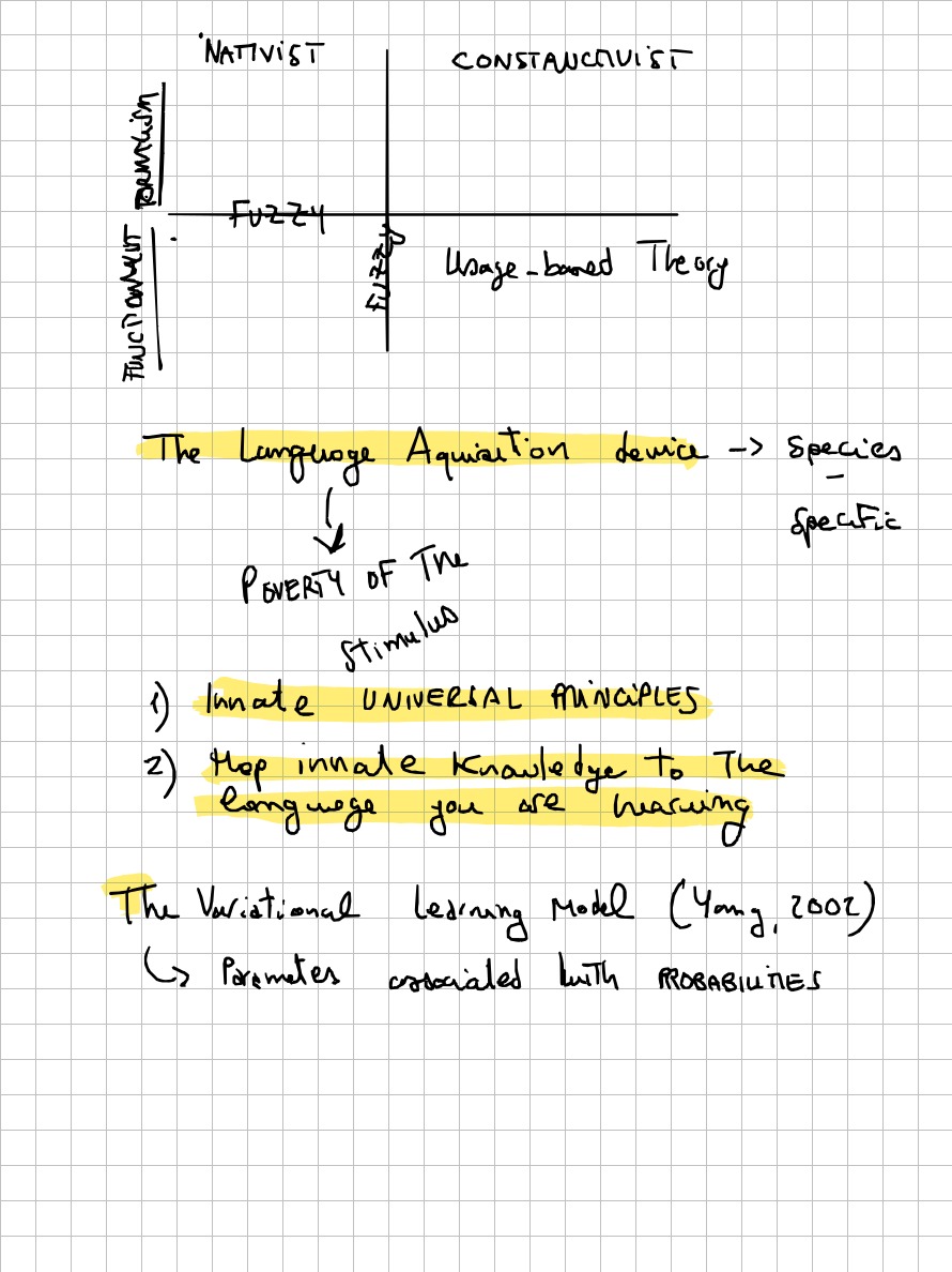 Page 8 of 12 of Lucia Domenichelli's handwritten notes from Caroline Rowland's lectures.