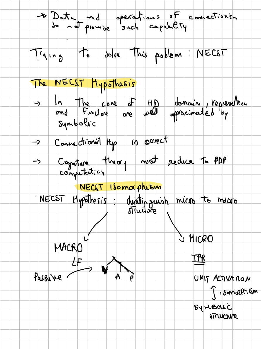 Page 8 of 19 of Lucia Domenichelli's handwritten notes from Paul Smolensky's lectures.