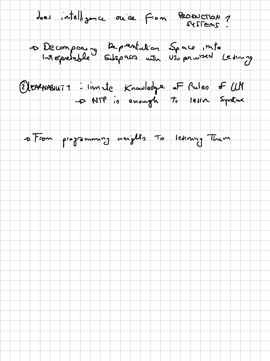 Page 19 of 19 of Lucia Domenichelli's handwritten notes from Paul Smolensky's lectures.