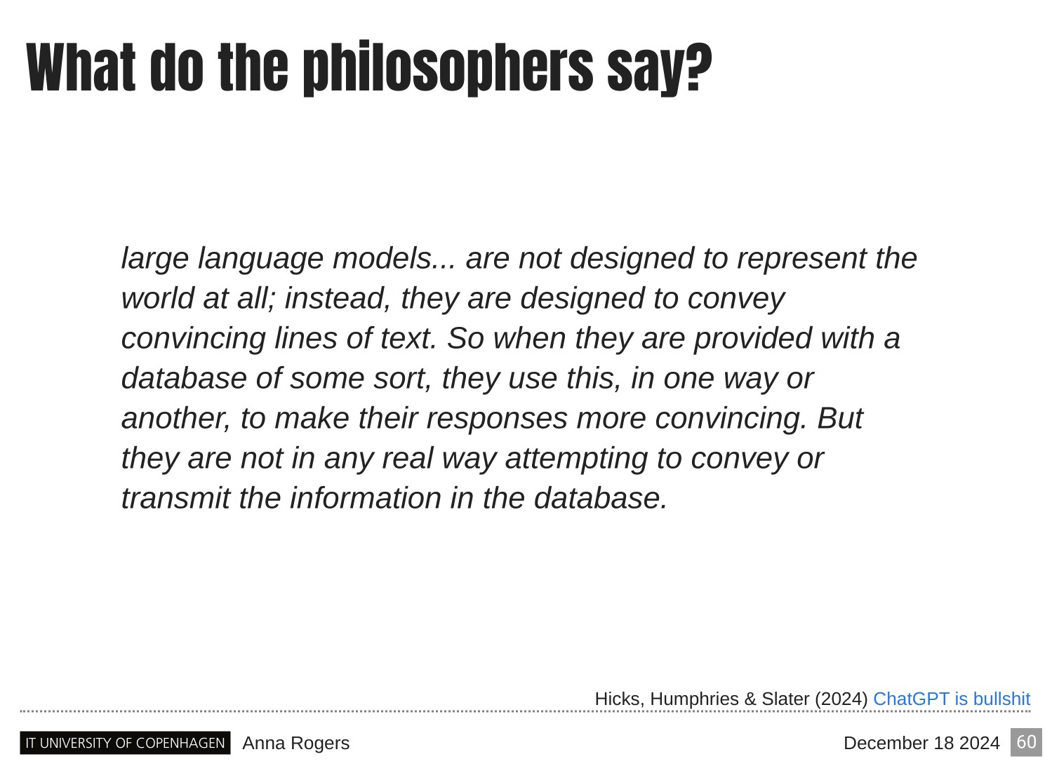 Page 60 of 121 from Large Language Models and Factuality, included in Lucia Domenichelli's HPLT × NLPL Winter School notes.