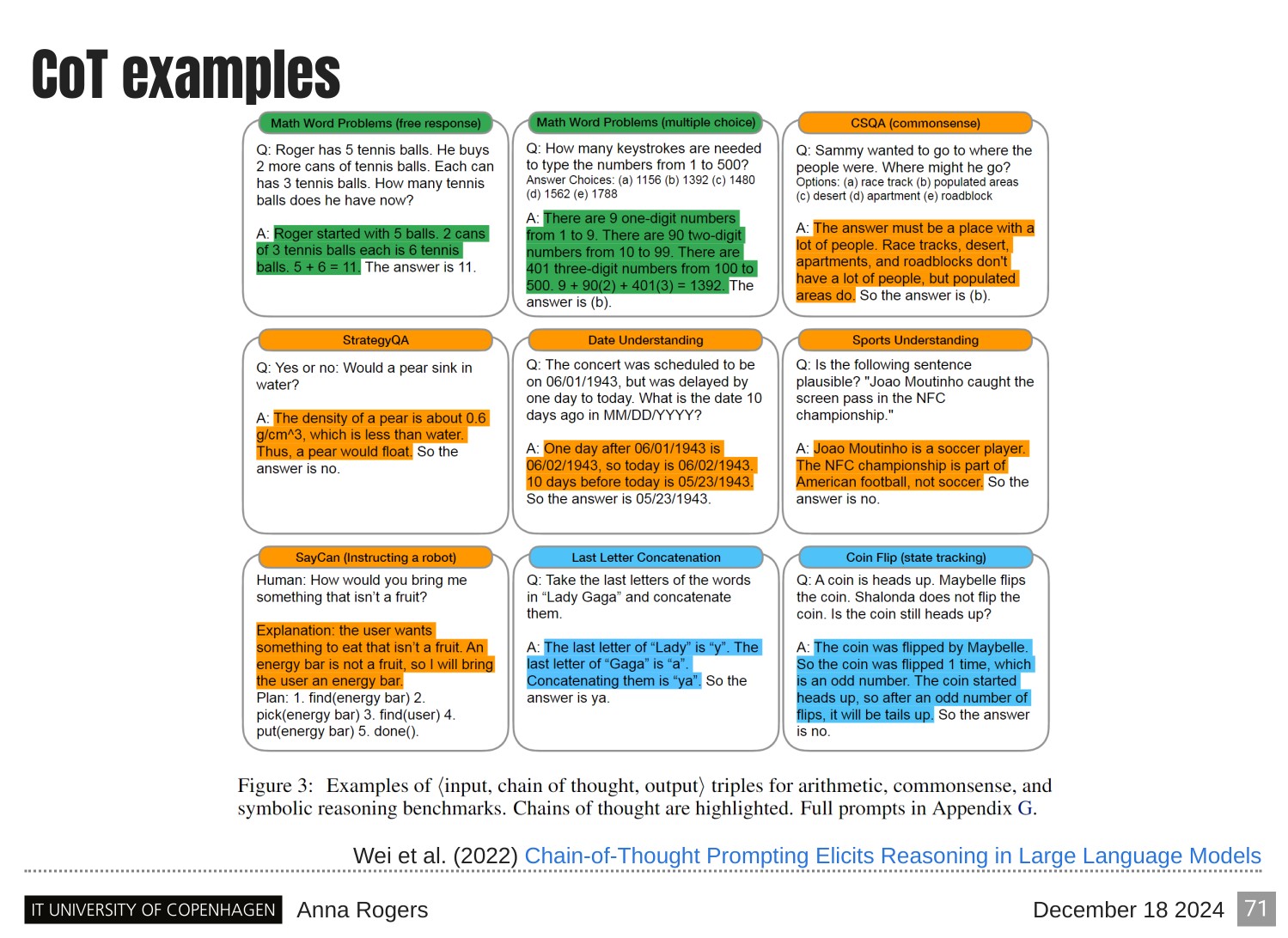 Page 71 of 121 from Large Language Models and Factuality, included in Lucia Domenichelli's HPLT × NLPL Winter School notes.