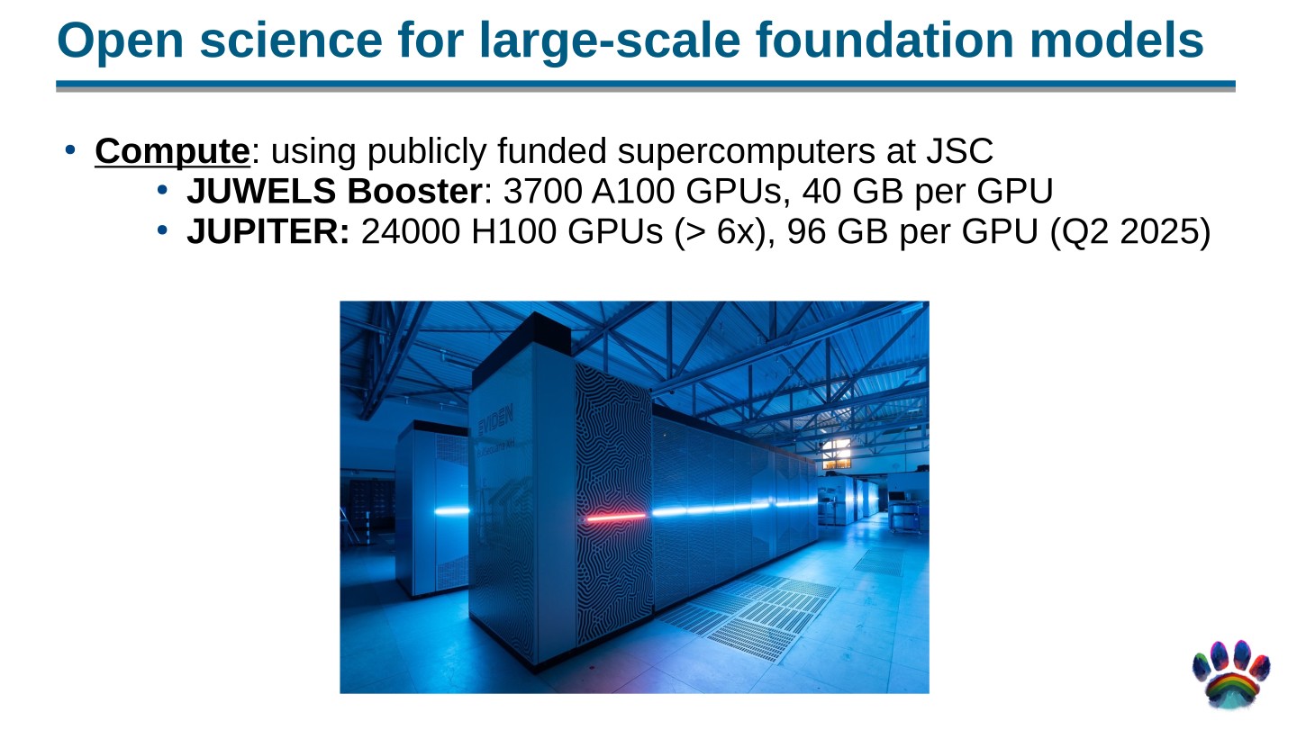 Page 92 of 100 from Open Foundation Models: Scaling Laws & Generalization, included in Lucia Domenichelli's HPLT × NLPL Winter School notes.
