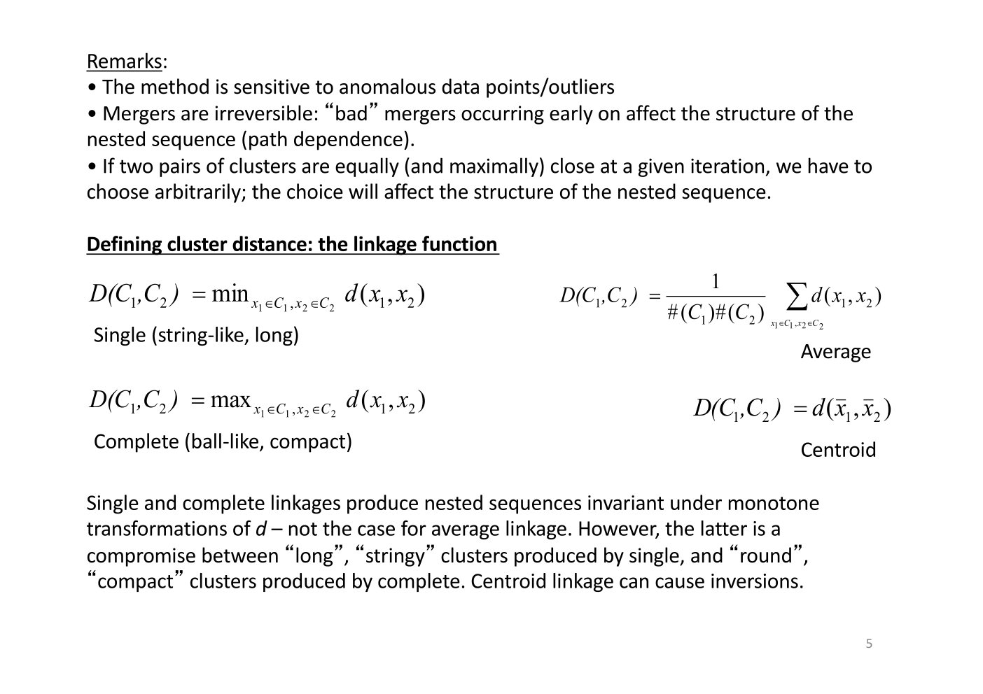 Original annotated Statistical Learning and Large Data course material, page 5 of 172.