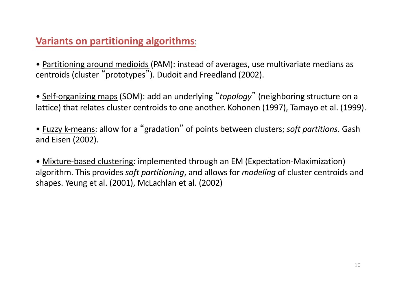 Original annotated Statistical Learning and Large Data course material, page 10 of 172.