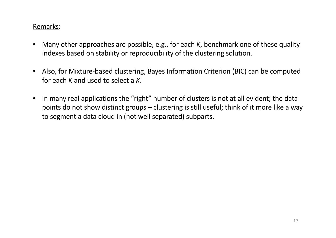 Original annotated Statistical Learning and Large Data course material, page 17 of 172.
