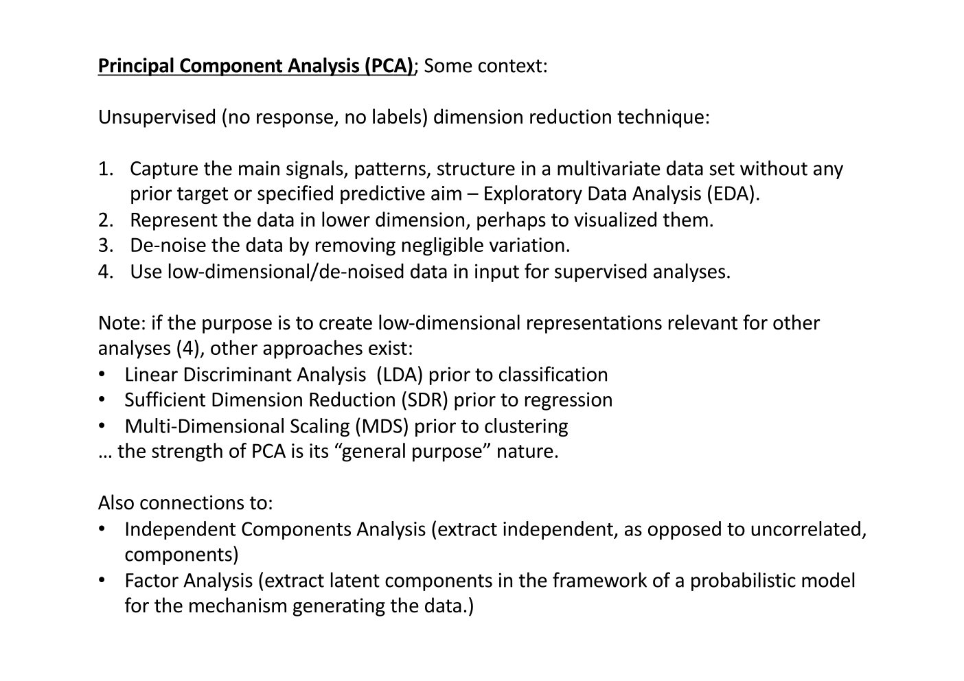 Original annotated Statistical Learning and Large Data course material, page 23 of 172.