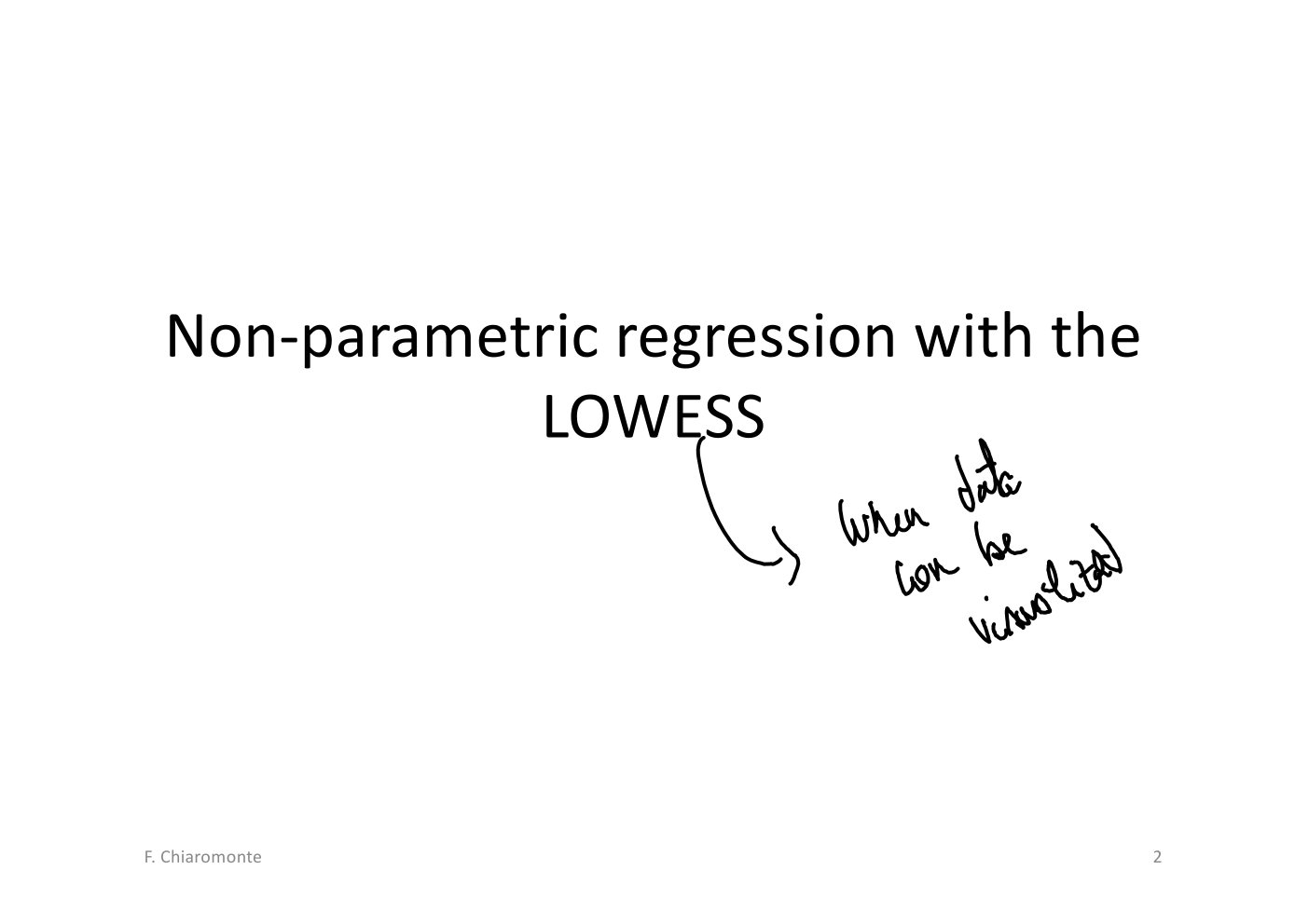 Original annotated Statistical Learning and Large Data course material, page 54 of 172.