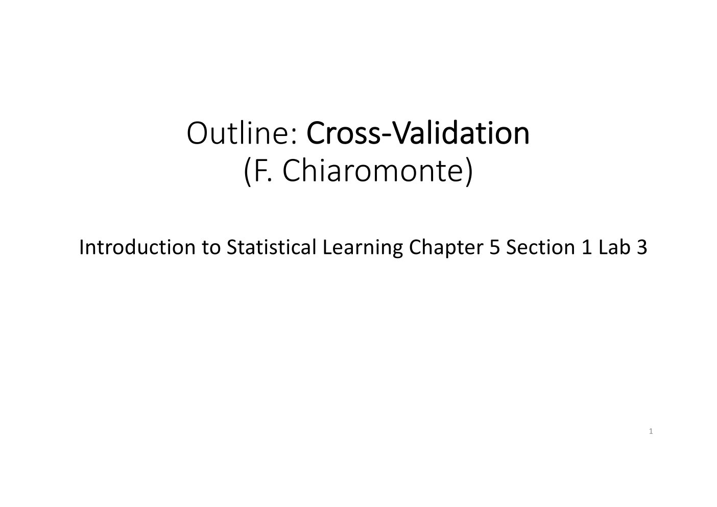 Original annotated Statistical Learning and Large Data course material, page 66 of 172.