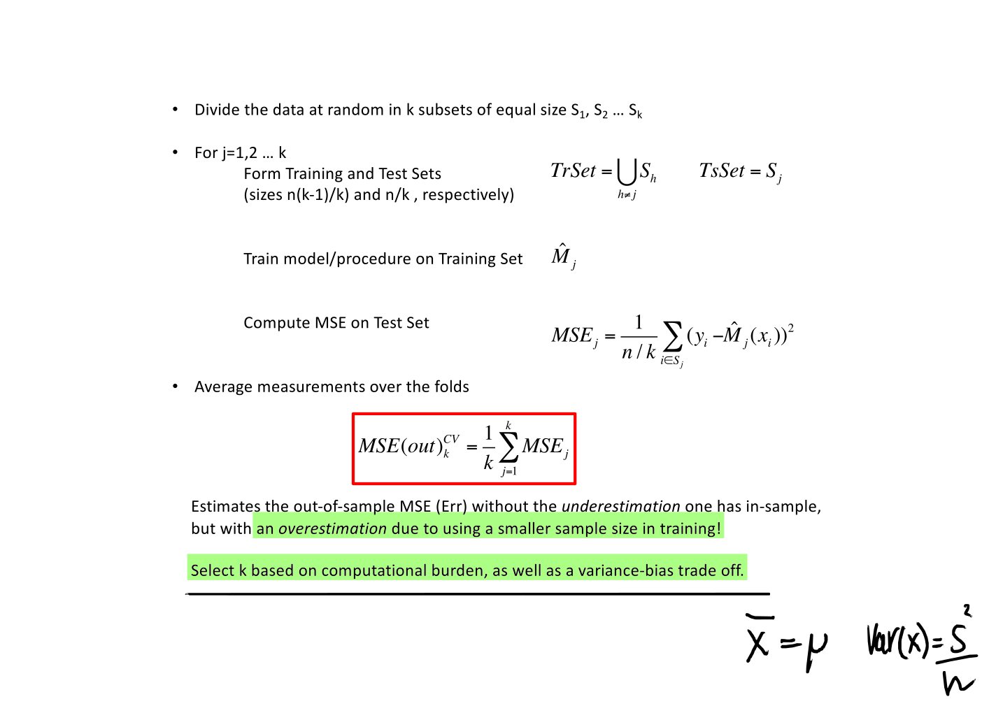 Original annotated Statistical Learning and Large Data course material, page 70 of 172.