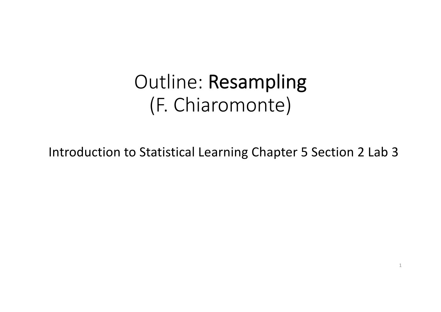 Original annotated Statistical Learning and Large Data course material, page 73 of 172.