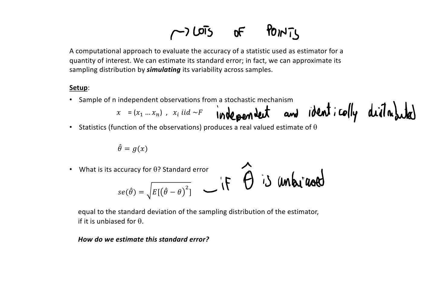 Original annotated Statistical Learning and Large Data course material, page 75 of 172.