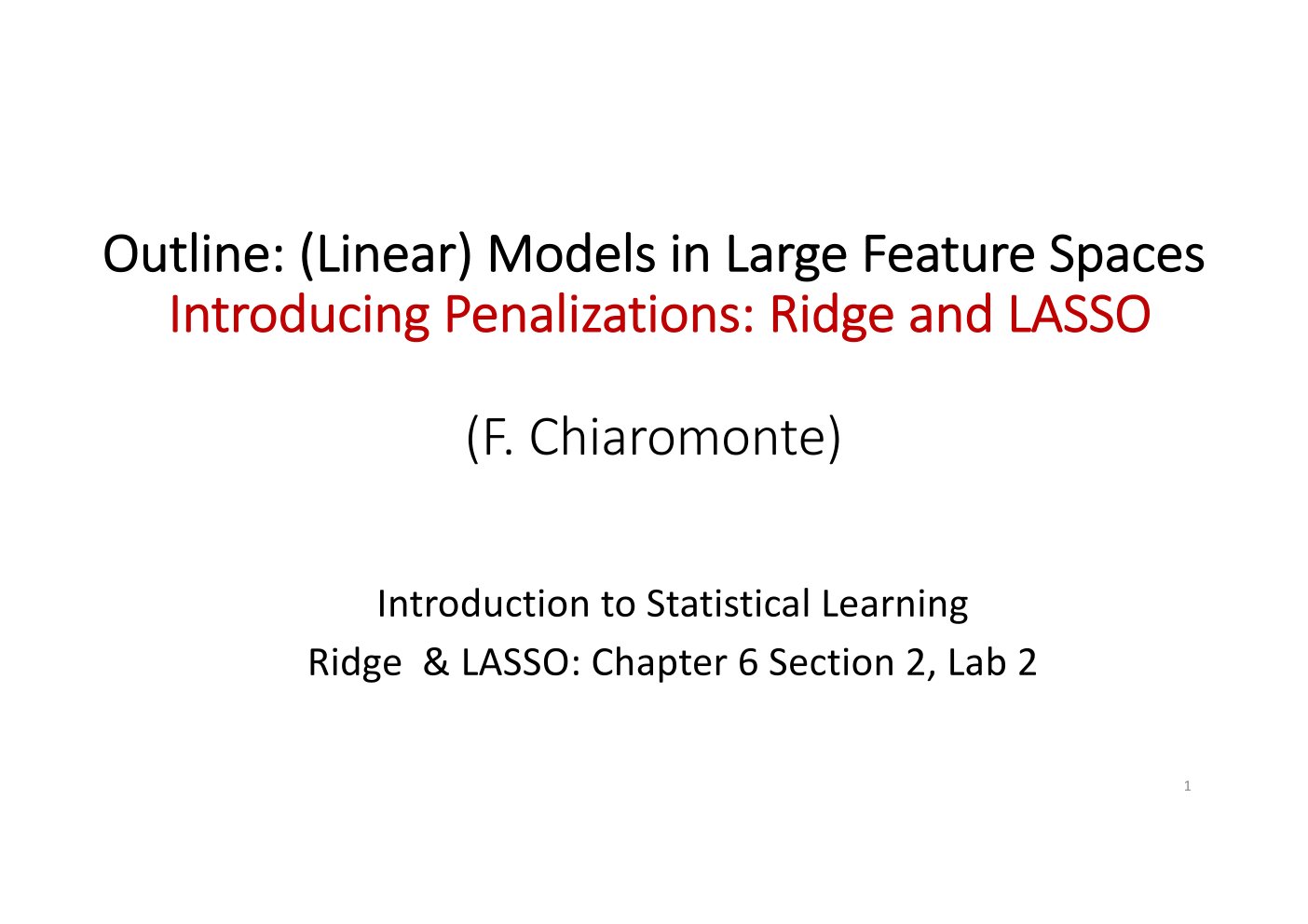 Original annotated Statistical Learning and Large Data course material, page 104 of 172.