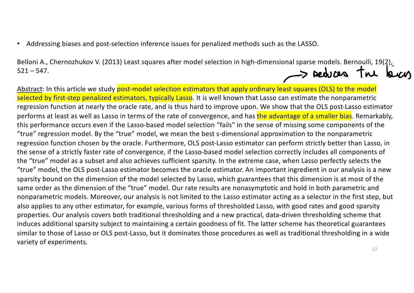 Original annotated Statistical Learning and Large Data course material, page 120 of 172.