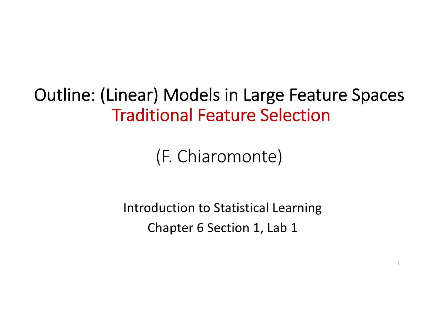 Original annotated Statistical Learning and Large Data course material, page 121 of 172.