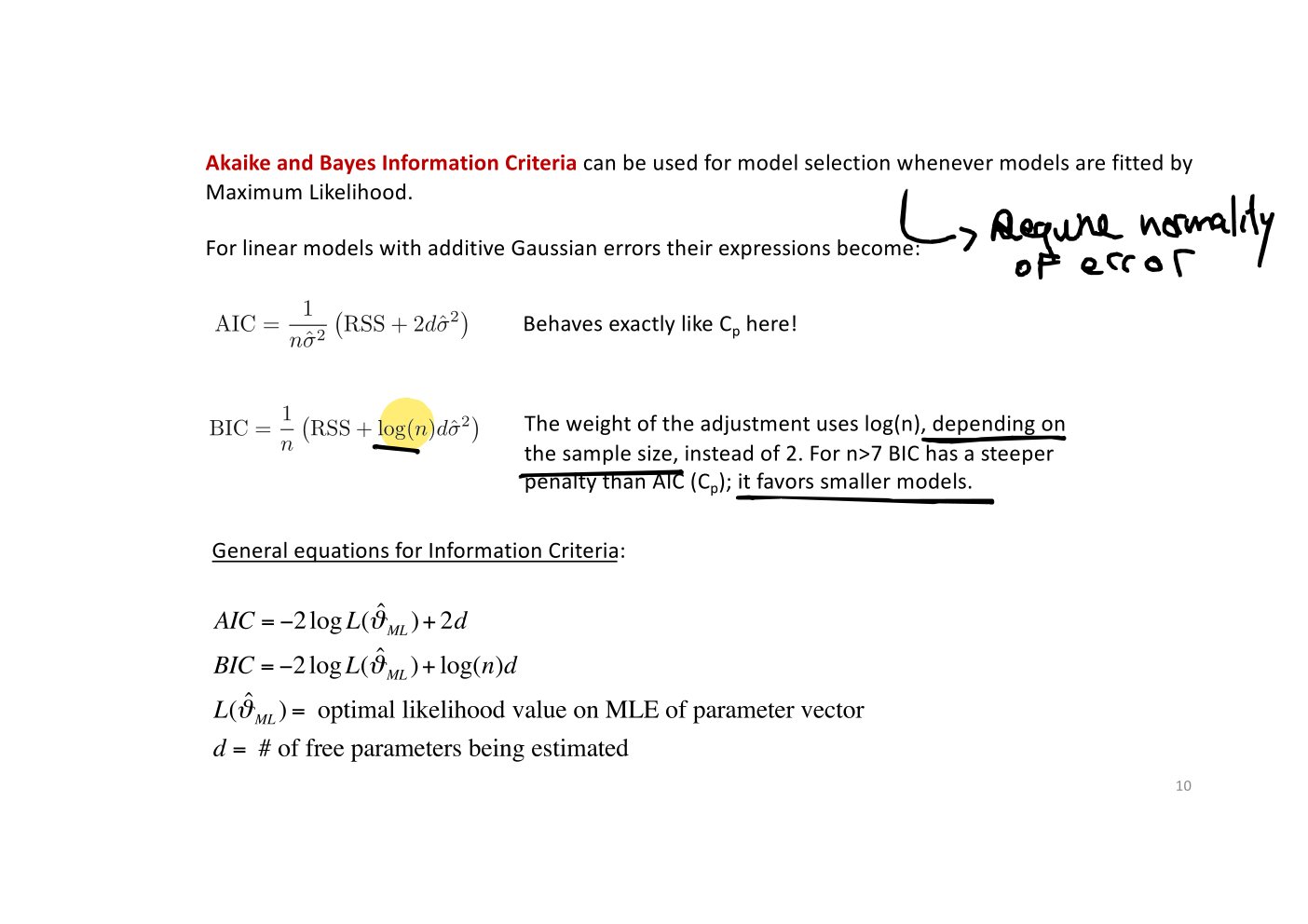 Original annotated Statistical Learning and Large Data course material, page 130 of 172.